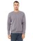 BELLA+CANVAS Unisex Sponge Fleece Drop Shoulder Sweatshirt for Casual, Winter Layering & Workwear